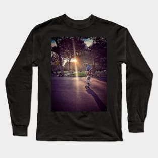 Central Park Roller Skating Manhattan NYC Long Sleeve T-Shirt